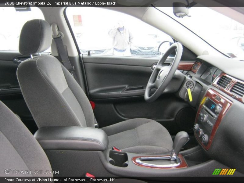 Imperial Blue Metallic / Ebony Black 2008 Chevrolet Impala LS