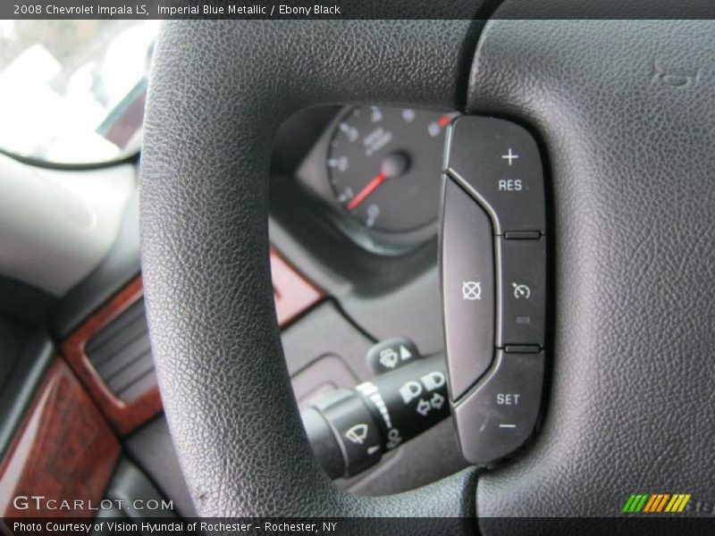 Imperial Blue Metallic / Ebony Black 2008 Chevrolet Impala LS