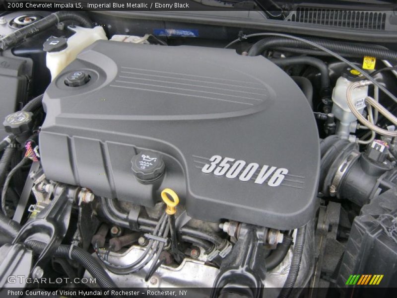 Imperial Blue Metallic / Ebony Black 2008 Chevrolet Impala LS