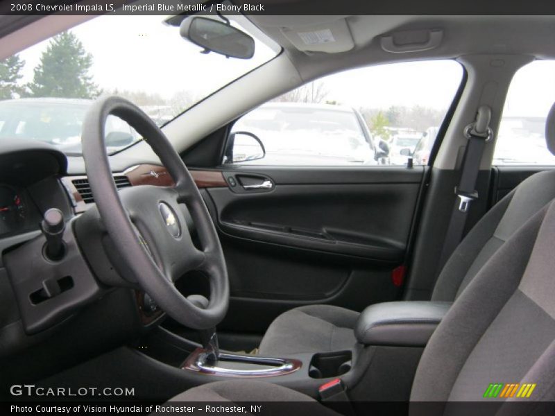 Imperial Blue Metallic / Ebony Black 2008 Chevrolet Impala LS