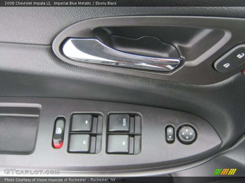 Imperial Blue Metallic / Ebony Black 2008 Chevrolet Impala LS