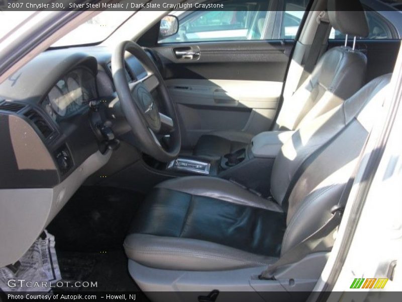 Silver Steel Metallic / Dark Slate Gray/Light Graystone 2007 Chrysler 300