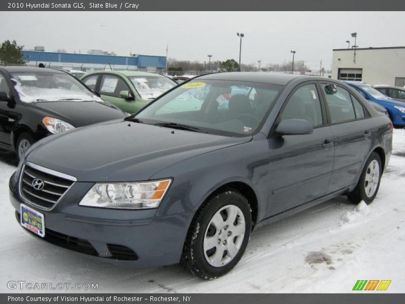 Slate Blue / Gray 2010 Hyundai Sonata GLS