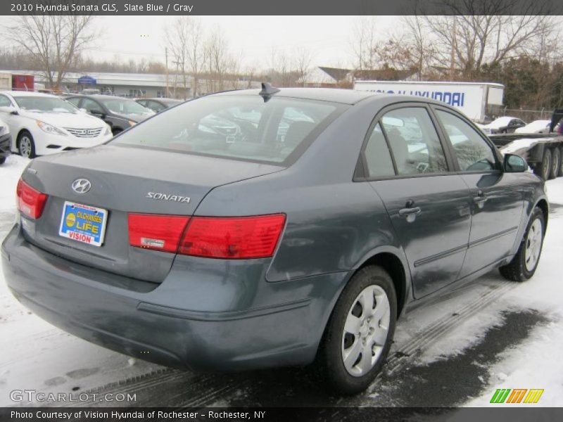 Slate Blue / Gray 2010 Hyundai Sonata GLS