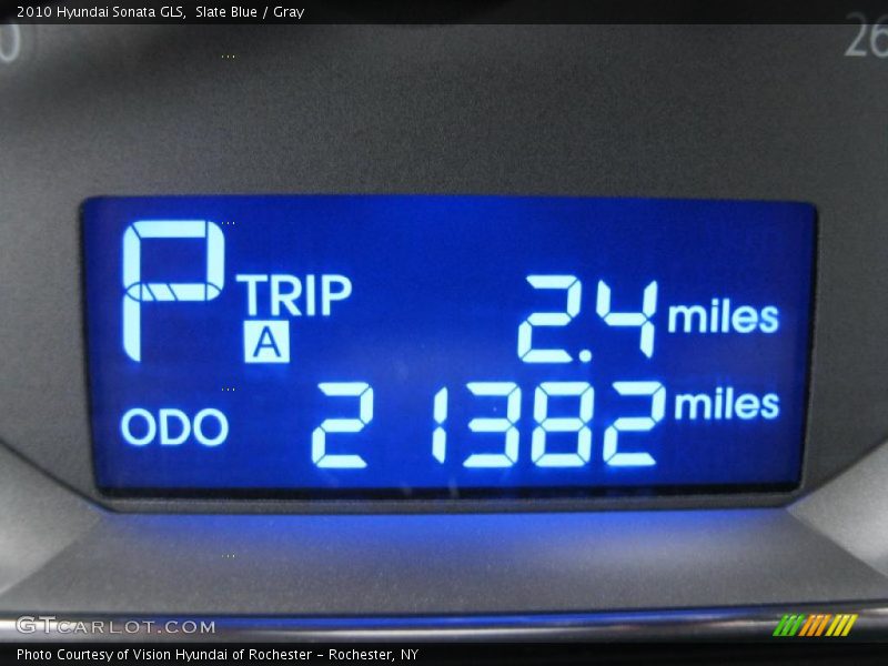 Slate Blue / Gray 2010 Hyundai Sonata GLS