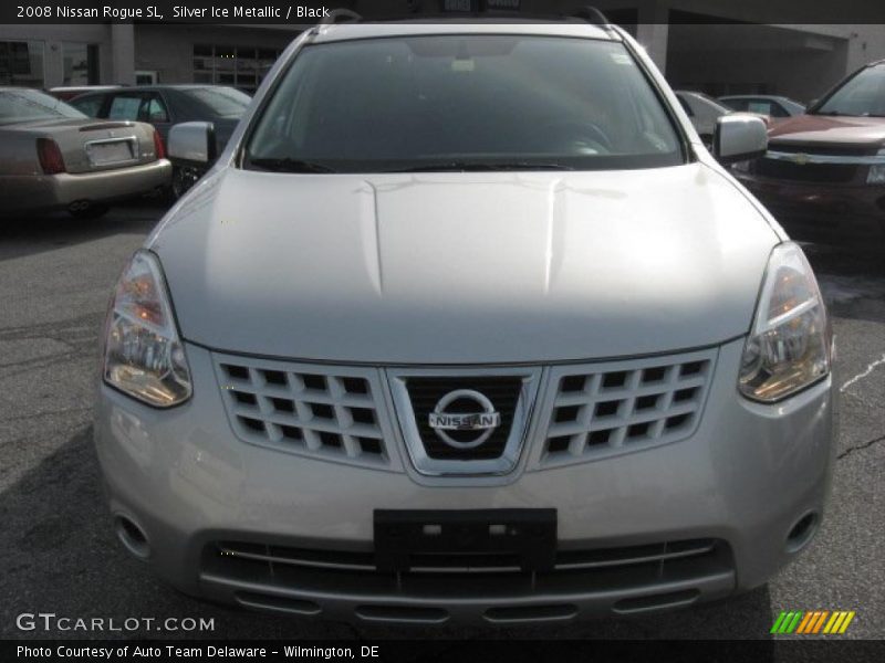Silver Ice Metallic / Black 2008 Nissan Rogue SL