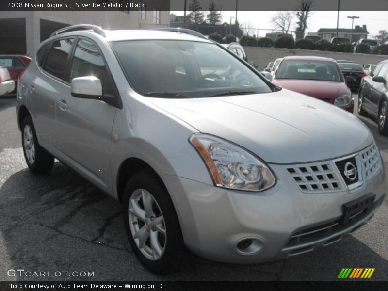 Silver Ice Metallic / Black 2008 Nissan Rogue SL