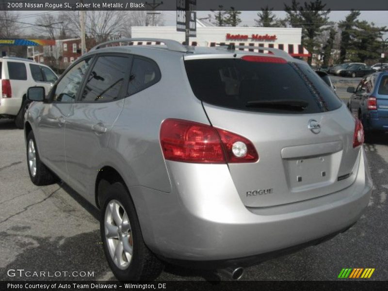 Silver Ice Metallic / Black 2008 Nissan Rogue SL