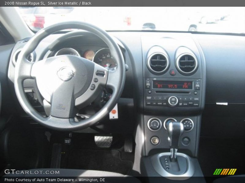 Silver Ice Metallic / Black 2008 Nissan Rogue SL