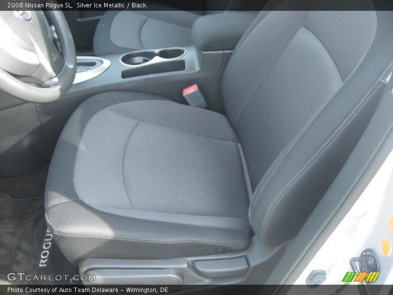 Silver Ice Metallic / Black 2008 Nissan Rogue SL