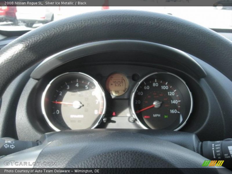 Silver Ice Metallic / Black 2008 Nissan Rogue SL