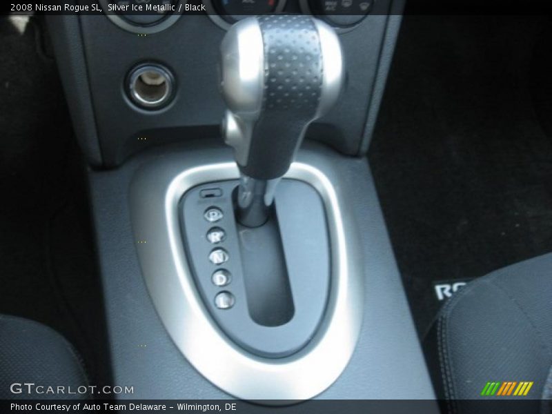 Silver Ice Metallic / Black 2008 Nissan Rogue SL