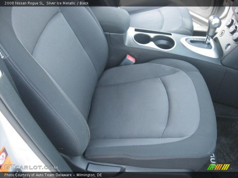 Silver Ice Metallic / Black 2008 Nissan Rogue SL
