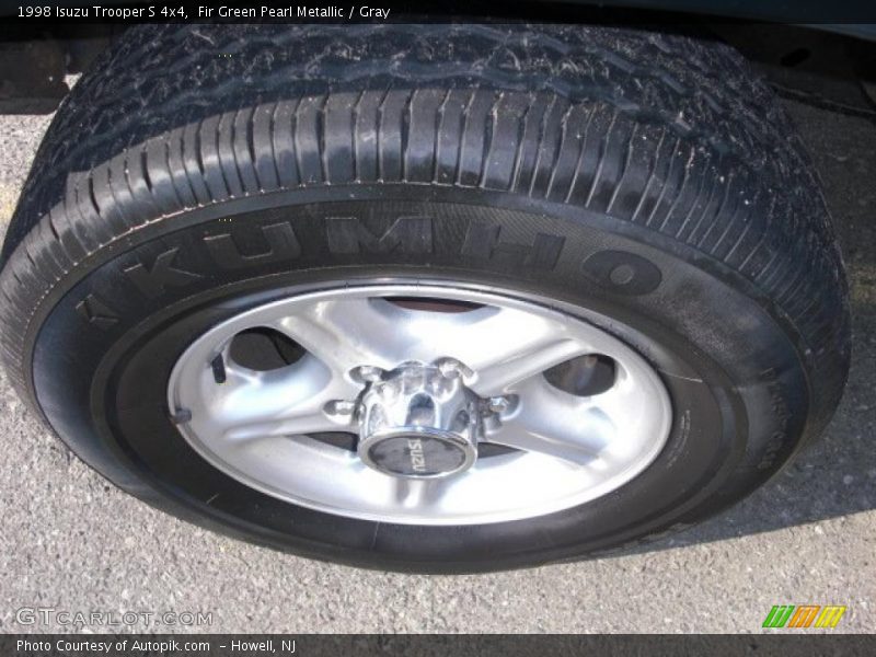 Fir Green Pearl Metallic / Gray 1998 Isuzu Trooper S 4x4