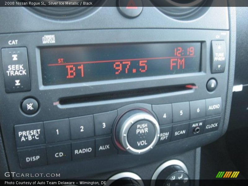 Silver Ice Metallic / Black 2008 Nissan Rogue SL