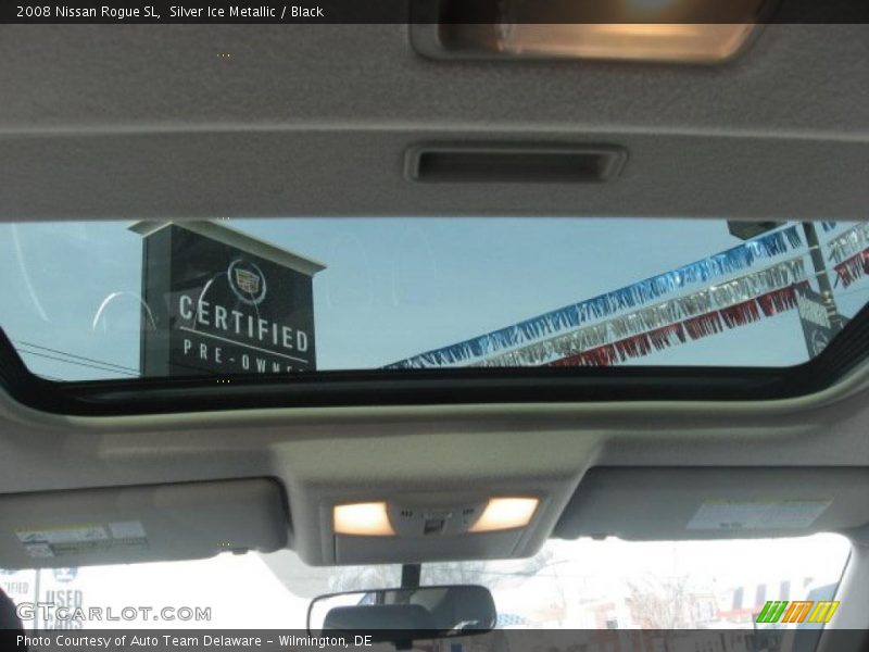 Silver Ice Metallic / Black 2008 Nissan Rogue SL