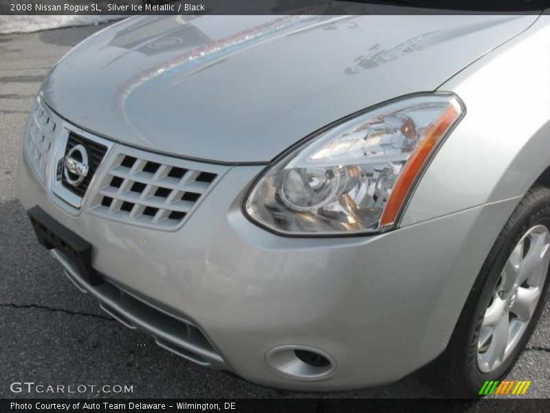 Silver Ice Metallic / Black 2008 Nissan Rogue SL