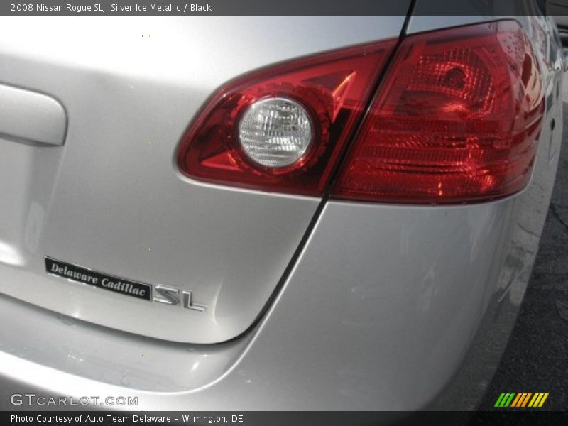 Silver Ice Metallic / Black 2008 Nissan Rogue SL