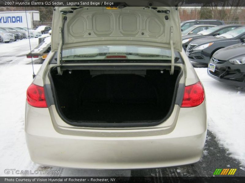 Laguna Sand Beige / Beige 2007 Hyundai Elantra GLS Sedan