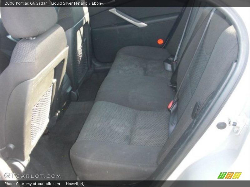 Liquid Silver Metallic / Ebony 2006 Pontiac G6 Sedan