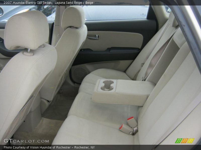 Laguna Sand Beige / Beige 2007 Hyundai Elantra GLS Sedan