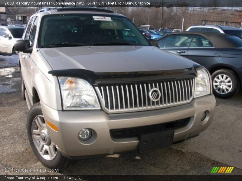 Silver Birch Metallic / Dark Graphite 2003 Mercury Mountaineer Convenience AWD