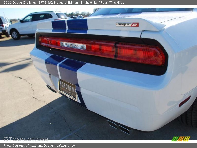 Bright White / Pearl White/Blue 2011 Dodge Challenger SRT8 392 Inaugural Edition