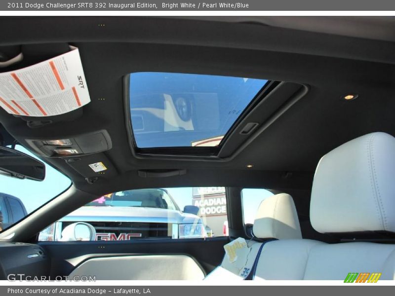 Sunroof of 2011 Challenger SRT8 392 Inaugural Edition