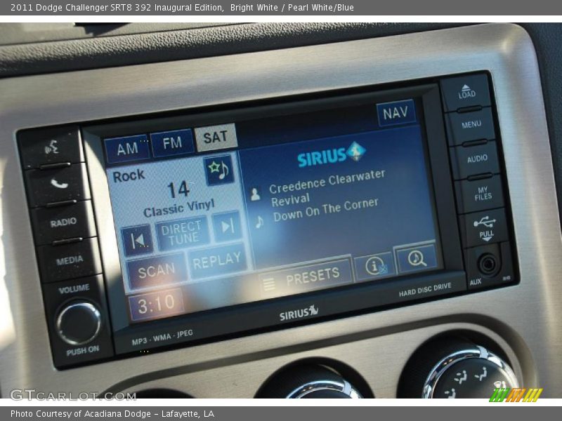 Navigation of 2011 Challenger SRT8 392 Inaugural Edition