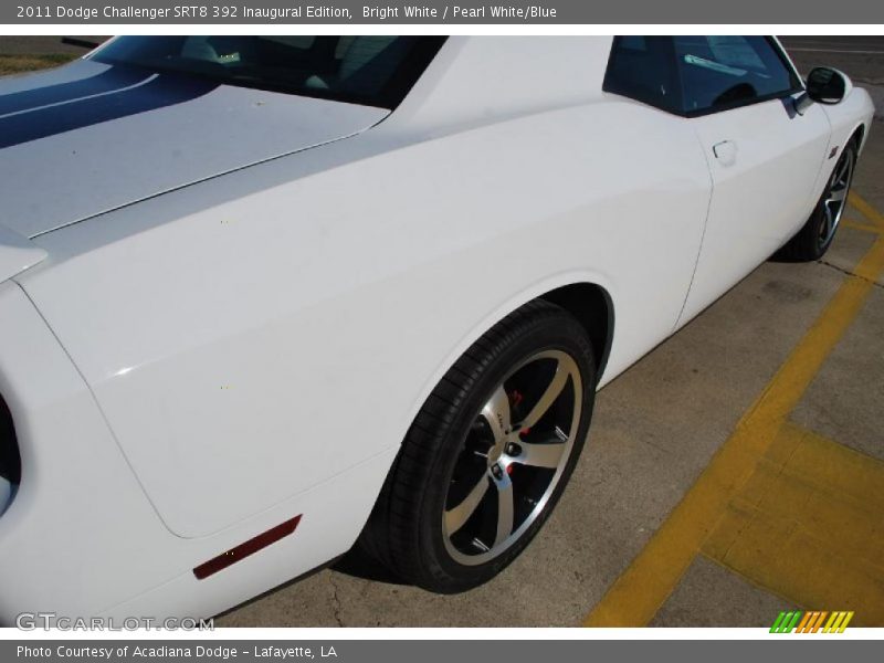 Bright White / Pearl White/Blue 2011 Dodge Challenger SRT8 392 Inaugural Edition