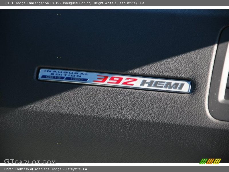  2011 Challenger SRT8 392 Inaugural Edition Logo