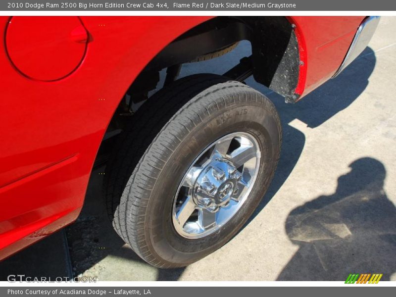 Flame Red / Dark Slate/Medium Graystone 2010 Dodge Ram 2500 Big Horn Edition Crew Cab 4x4