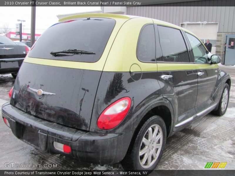 Brilliant Black Crystal Pearl / Pastel Slate Gray 2010 Chrysler PT Cruiser Classic