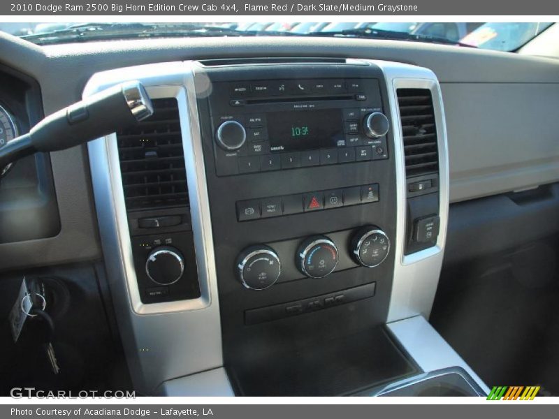 Flame Red / Dark Slate/Medium Graystone 2010 Dodge Ram 2500 Big Horn Edition Crew Cab 4x4