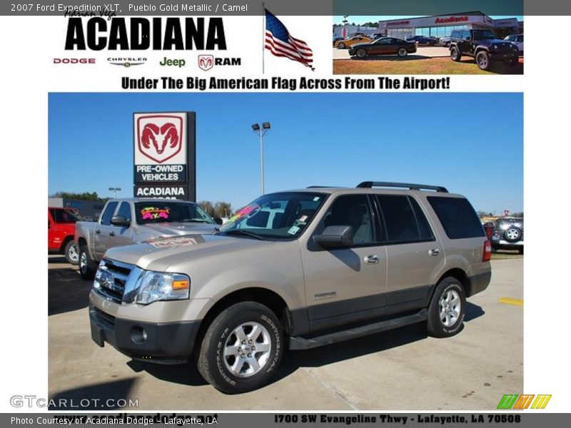 Pueblo Gold Metallic / Camel 2007 Ford Expedition XLT