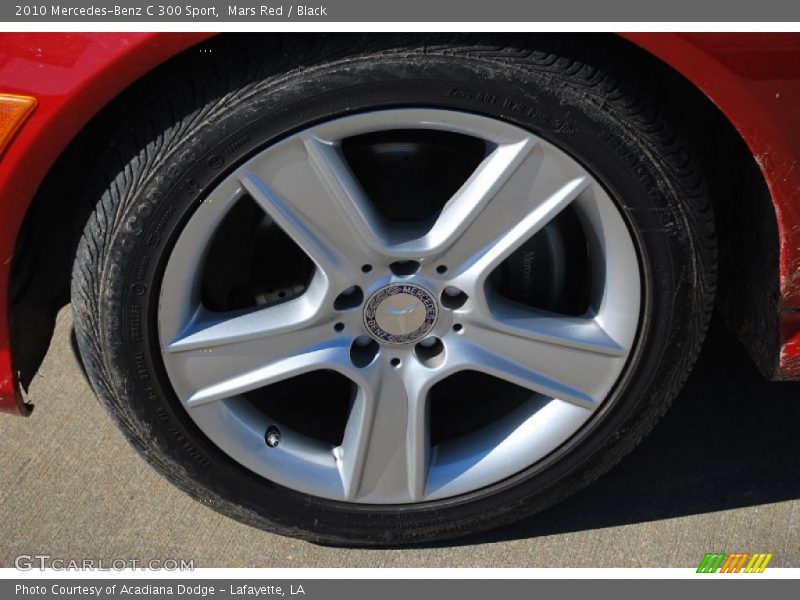Mars Red / Black 2010 Mercedes-Benz C 300 Sport