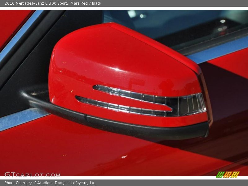 Mars Red / Black 2010 Mercedes-Benz C 300 Sport