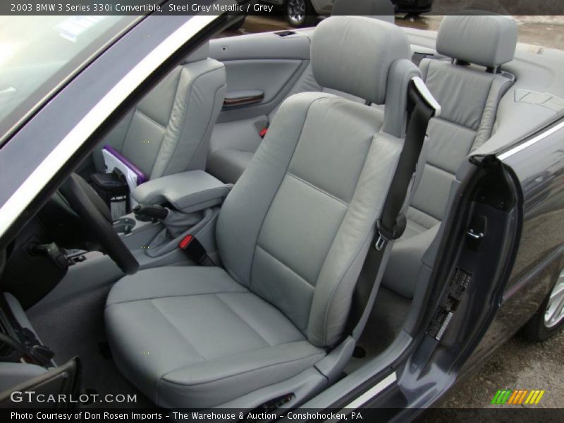  2003 3 Series 330i Convertible Grey Interior