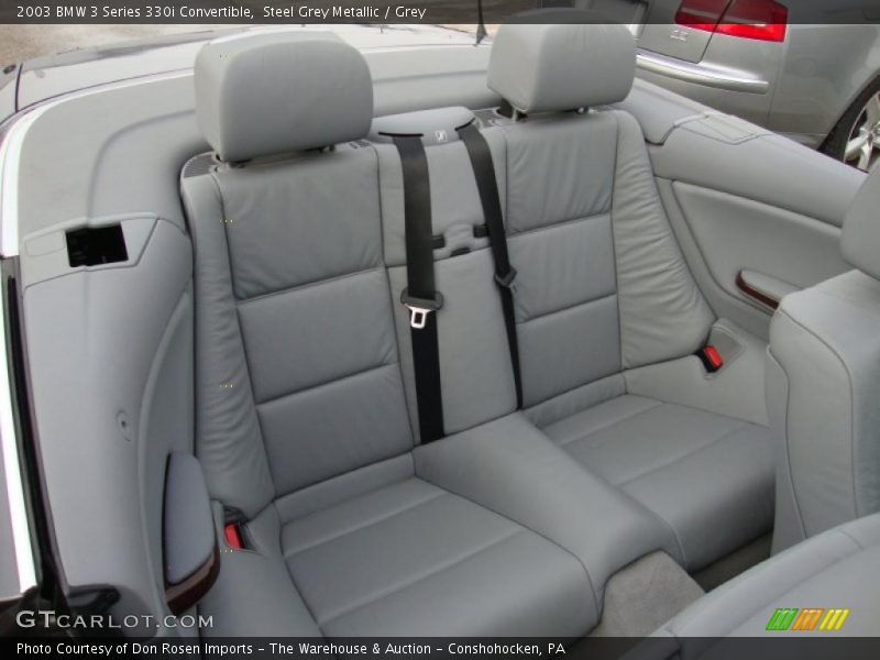  2003 3 Series 330i Convertible Grey Interior