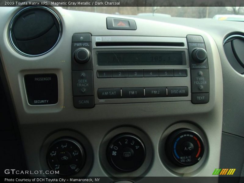 Magnetic Gray Metallic / Dark Charcoal 2009 Toyota Matrix XRS