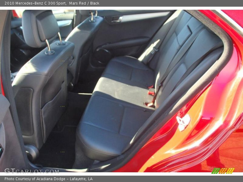 Mars Red / Black 2010 Mercedes-Benz C 300 Sport