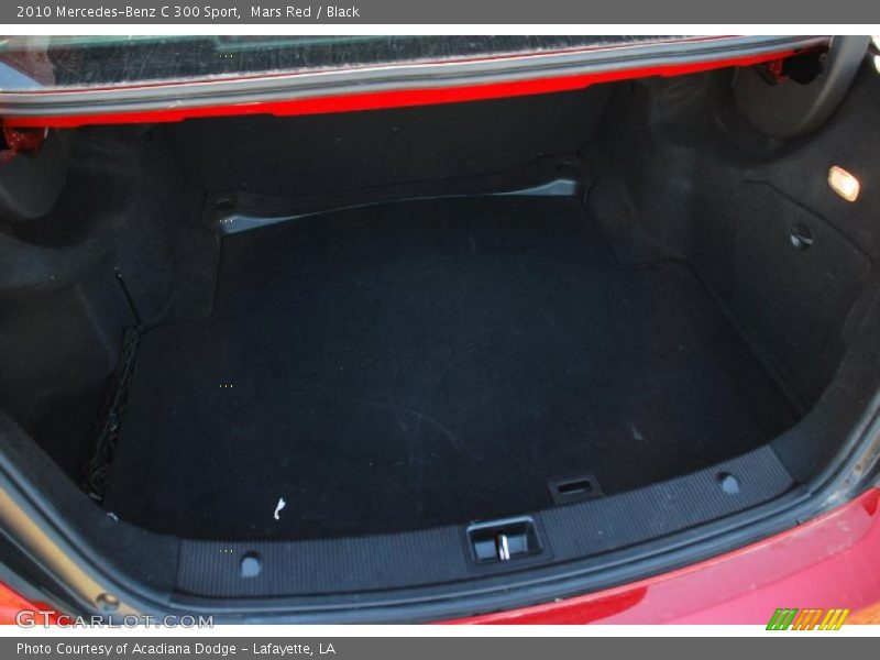Mars Red / Black 2010 Mercedes-Benz C 300 Sport