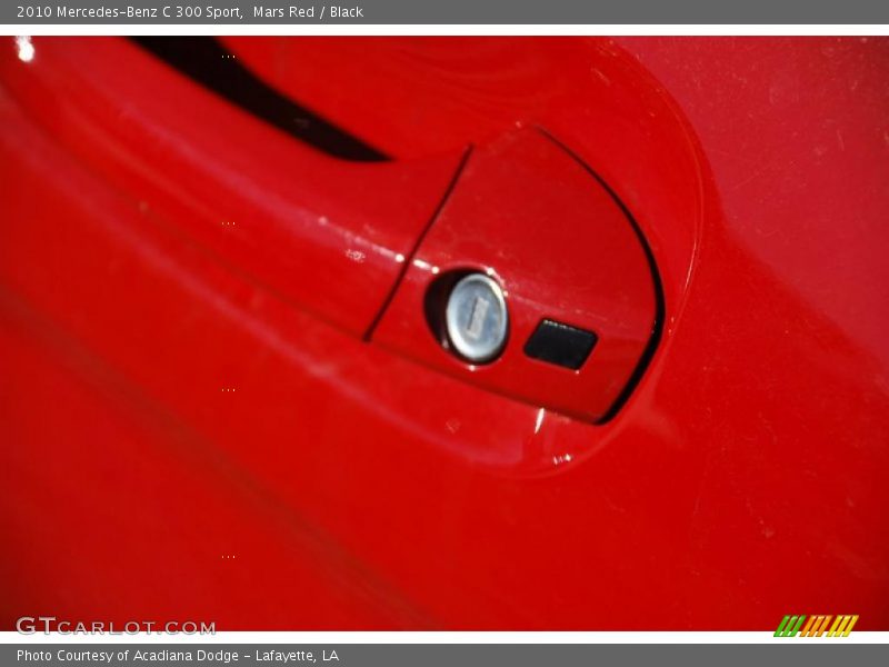 Mars Red / Black 2010 Mercedes-Benz C 300 Sport