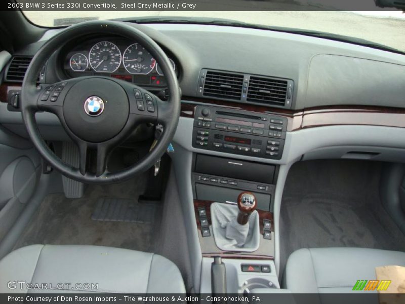 Dashboard of 2003 3 Series 330i Convertible