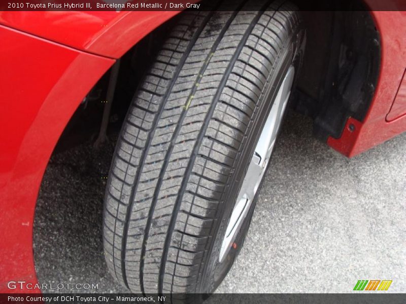 Barcelona Red Metallic / Dark Gray 2010 Toyota Prius Hybrid III