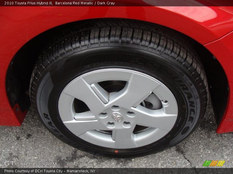 Barcelona Red Metallic / Dark Gray 2010 Toyota Prius Hybrid III