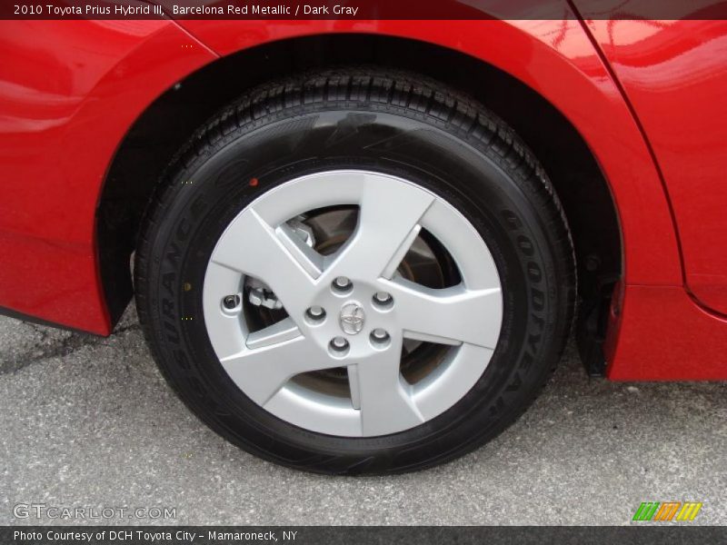 Barcelona Red Metallic / Dark Gray 2010 Toyota Prius Hybrid III