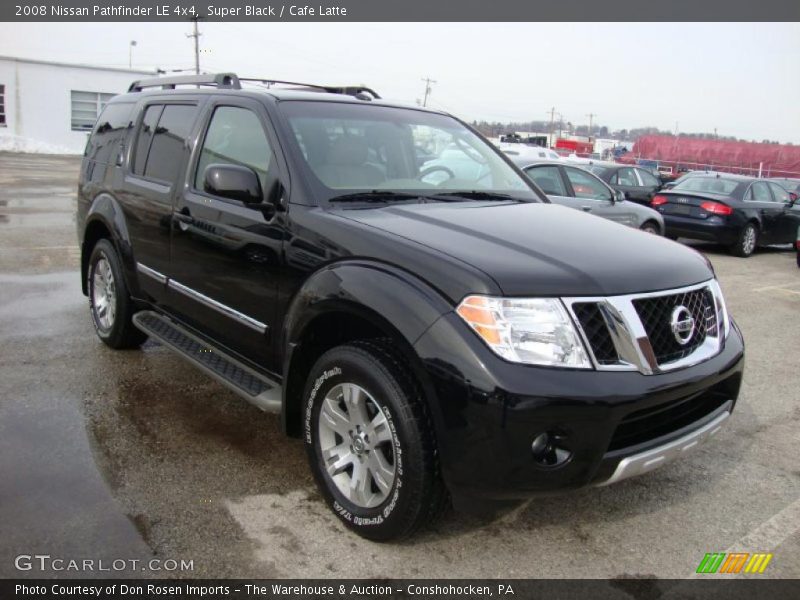 Super Black / Cafe Latte 2008 Nissan Pathfinder LE 4x4