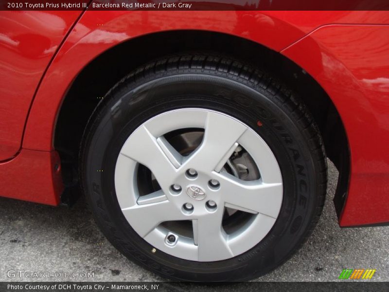 Barcelona Red Metallic / Dark Gray 2010 Toyota Prius Hybrid III