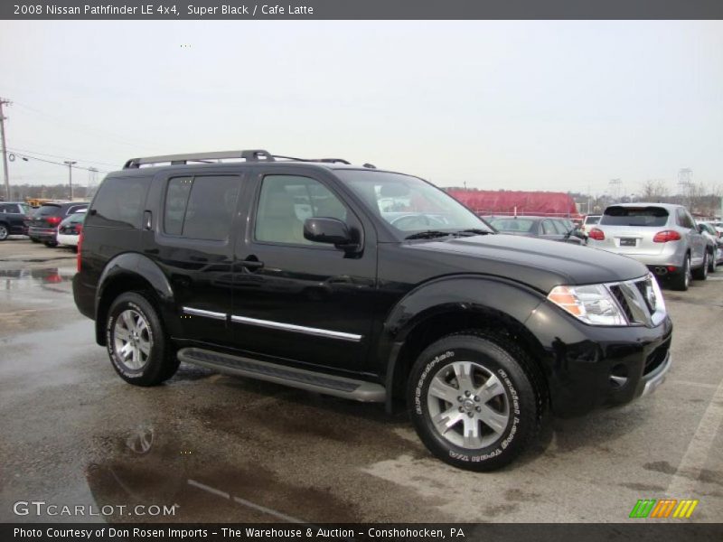 Super Black / Cafe Latte 2008 Nissan Pathfinder LE 4x4